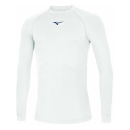 Mizuno Maglia Termica Intima Core Manica Lunga Bianco/Blu