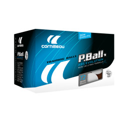 Cornilleau Palline Ping-Pong P-Ball ABS Evolution 1* ITTF Bianche 72 pz