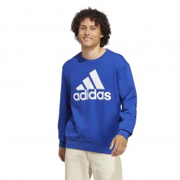 Adidas Felpa M BL FT SWT Azzurro/Bianco