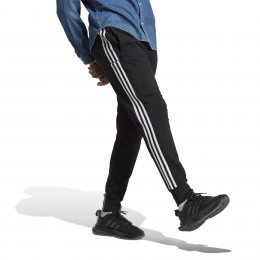 Adidas Pantaloni Tuta M 3S FT TC PT Nero/Bianco