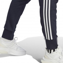 Adidas Pantaloni Tuta M 3S FT TC PT Blu/Bianco