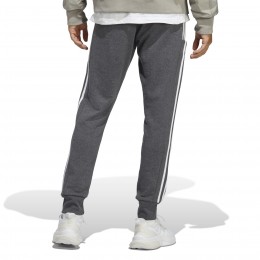 Adidas Pantaloni Tuta M 3S FT TC PT Grigio Scuro/Bianco