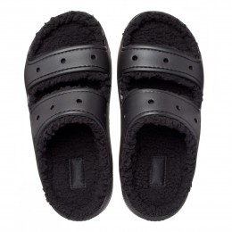 Crocs Ciabatte Classic Cozzzy Sandal Unisex Nero