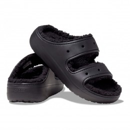 Crocs Ciabatte Classic Cozzzy Sandal Unisex Nero