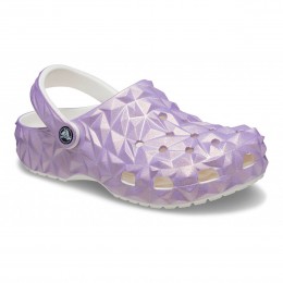 Crocs Ciabatte Classic Iridescent Geo Clog W Viola