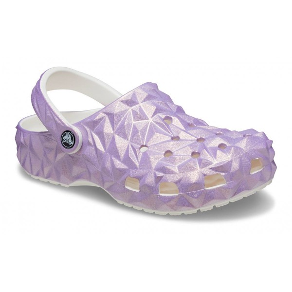Crocs Ciabatte Classic Iridescent Geo Clog W Viola