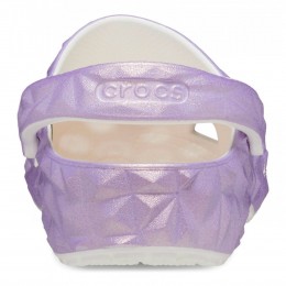 Crocs Ciabatte Classic Iridescent Geo Clog W Viola