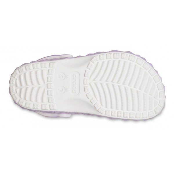 Crocs Ciabatte Classic Iridescent Geo Clog W Viola