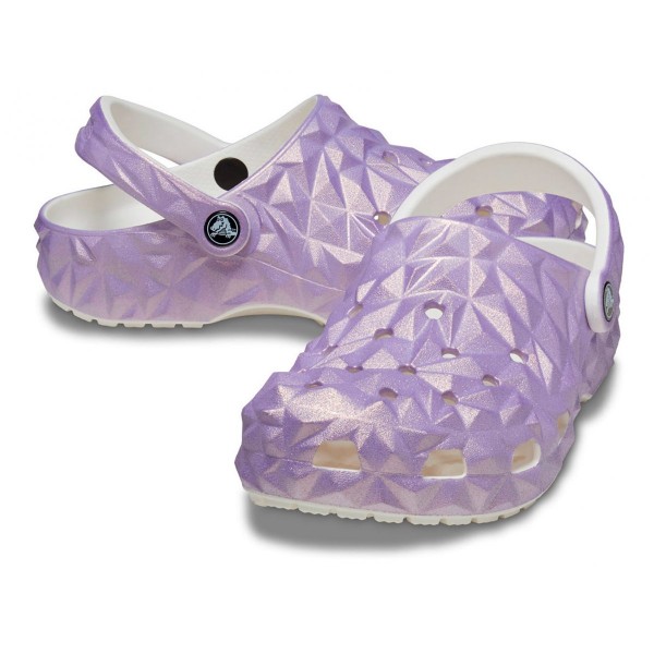 Crocs Ciabatte Classic Iridescent Geo Clog W Viola