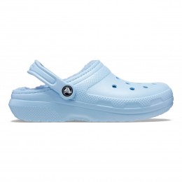 Crocs Ciabatte Classic Lined Clog Unisex Azzurro Calcite