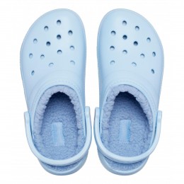 Crocs Ciabatte Classic Lined Clog Unisex Azzurro Calcite