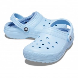 Crocs Ciabatte Classic Lined Clog Unisex Azzurro Calcite