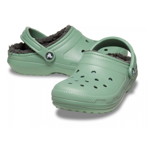 Crocs Ciabatte Classic Lined Clog Unisex Muschio