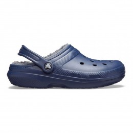 Crocs Ciabatte Classic Lined Clog Unisex Blu/Grigio