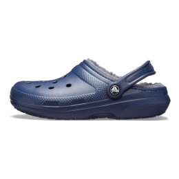 Crocs Ciabatte Classic Lined Clog Unisex Blu/Grigio