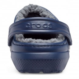 Crocs Ciabatte Classic Lined Clog Unisex Blu/Grigio