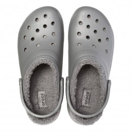 Crocs Ciabatte Classic Lined Clog Unisex Grigio