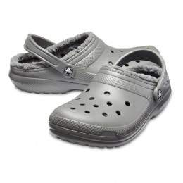 Crocs Ciabatte Classic Lined Clog Unisex Grigio