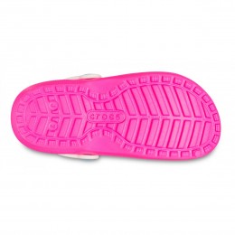 Crocs Ciabatte Classic Lined Clog Kid Rosa Crush/Multicolore