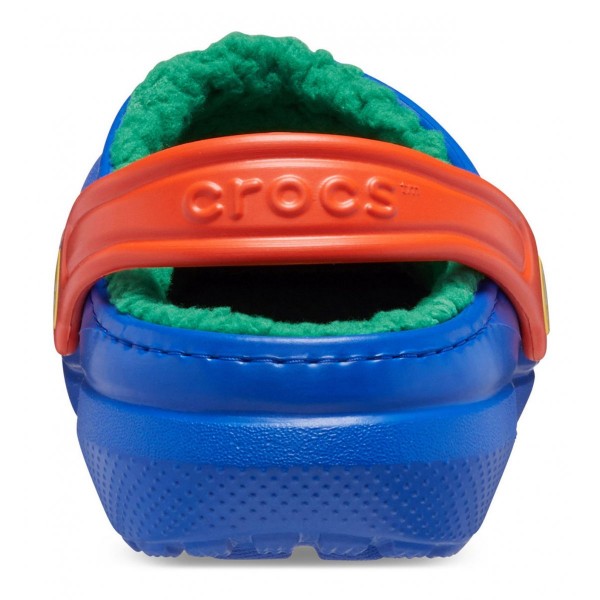 Crocs Ciabatte Classic Lined Clog Toddler Blu Bolt/Multicolore