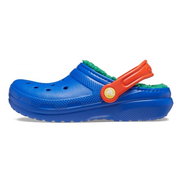 Crocs Ciabatte Classic Lined Clog Toddler Blu Bolt/Multicolore