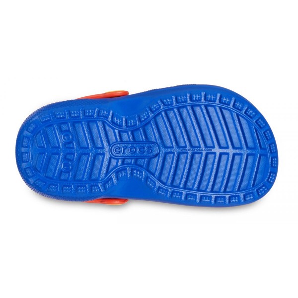 Crocs Ciabatte Classic Lined Clog Toddler Blu Bolt/Multicolore