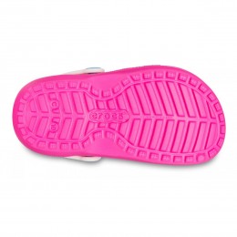 Crocs Ciabatte Classic Lined Clog Toddler Rosa Crush/Multicolore