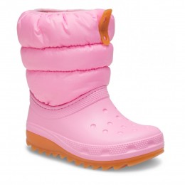Crocs Doposci Classic Neo Puff Boot Toddler Rosa Tweed/Gum