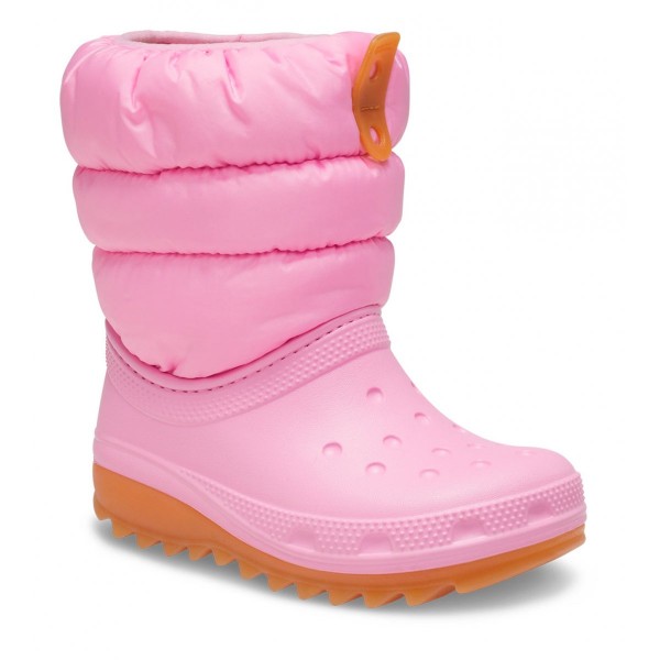 Crocs Doposci Classic Neo Puff Boot Toddler Rosa Tweed/Gum