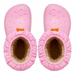 Crocs Doposci Classic Neo Puff Boot Toddler Rosa Tweed/Gum