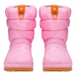 Crocs Doposci Classic Neo Puff Boot Toddler Rosa Tweed/Gum