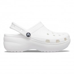 Crocs Ciabatte Classic Platform Clog W Bianco