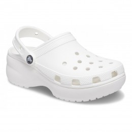 Crocs Ciabatte Classic Platform Clog W Bianco