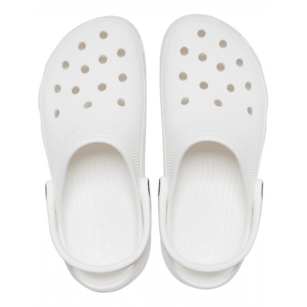 Crocs Ciabatte Classic Platform Clog W Bianco
