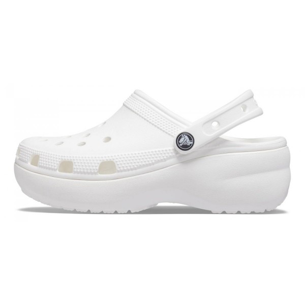 Crocs Ciabatte Classic Platform Clog W Bianco