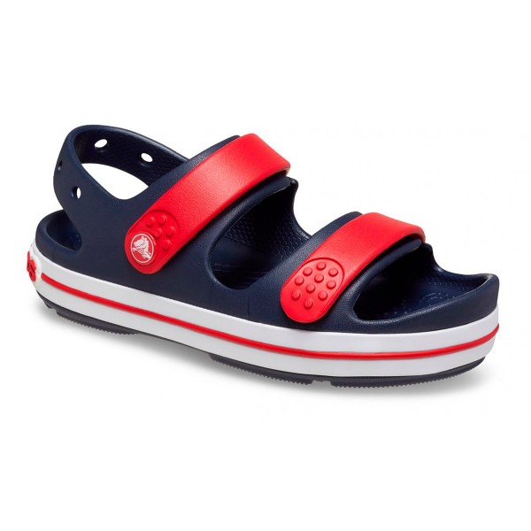 Crocs Crocband Cruiser Sandal Kid Blu/Rosso