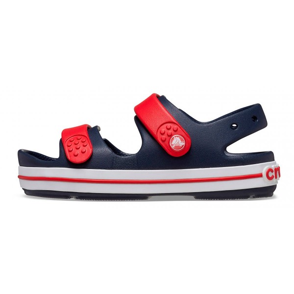 Crocs Crocband Cruiser Sandal Kid Blu/Rosso