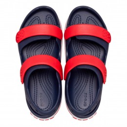 Crocs Crocband Cruiser Sandal Kid Blu/Rosso