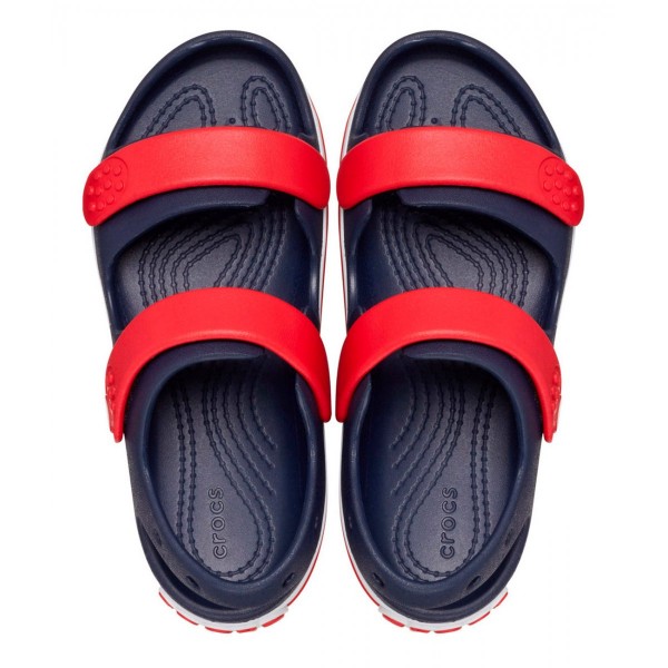 Crocs Crocband Cruiser Sandal Kid Blu/Rosso
