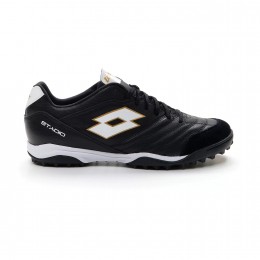 Lotto Scarpe Stadio 300 II TF Nero/Bianco/Oro