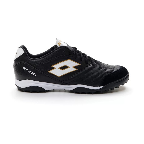Lotto Scarpe Stadio 300 II TF Nero/Bianco/Oro