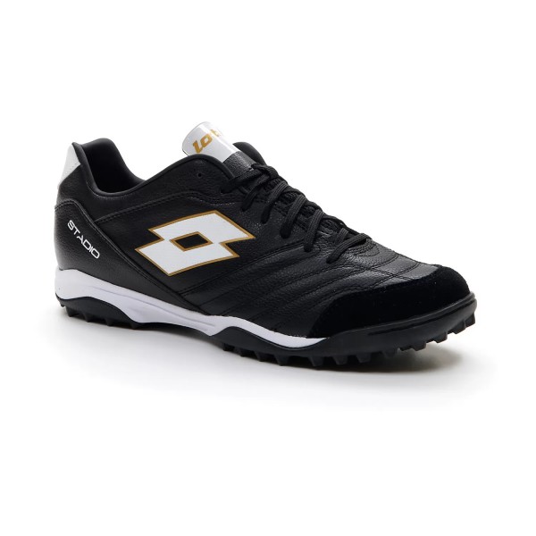 Lotto Scarpe Stadio 300 II TF Nero/Bianco/Oro