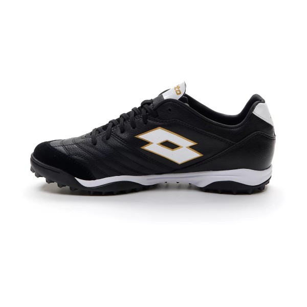 Lotto Scarpe Stadio 300 II TF Nero/Bianco/Oro