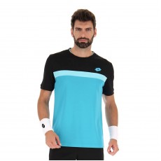 Lotto T-Shirt Superrapida VI Tee 2 Nero/Turchese