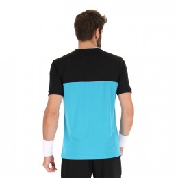 Lotto T-Shirt Superrapida VI Tee 2 Nero/Turchese