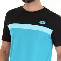 Lotto T-Shirt Superrapida VI Tee 2 Nero/Turchese