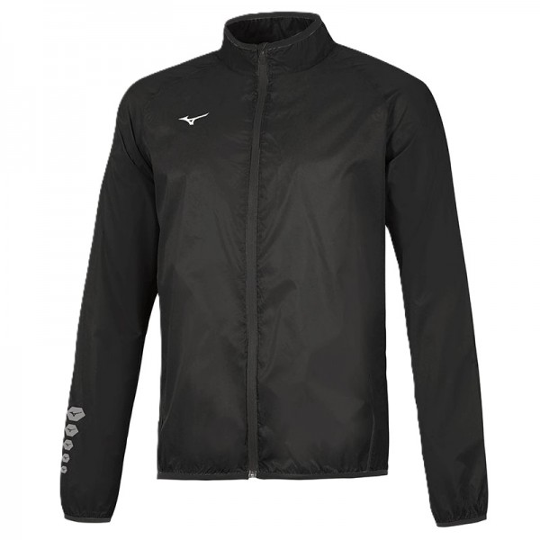 Mizuno Giacca Pioggia Authentic Nero Giallo Fluo