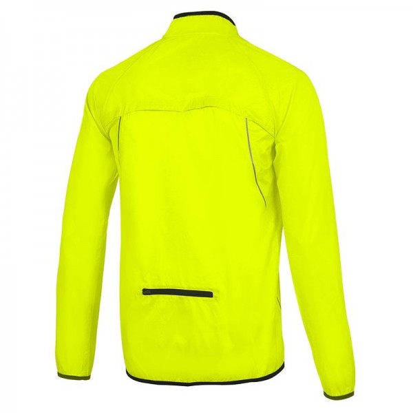 Mizuno Giacca Pioggia Authentic Giallo Fluo