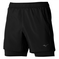 Mizuno Pantaloncini Core 5.5 2in1 Nero