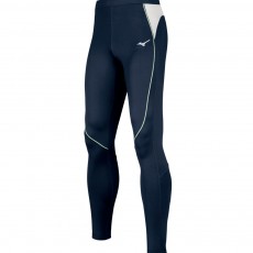 Mizuno Pantaloni Premium JPN Long Tight Uomo Blu/Bianco